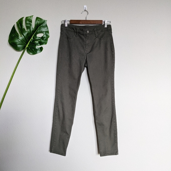 Olive green skinny jeans size 27 - Picture 7 of 7